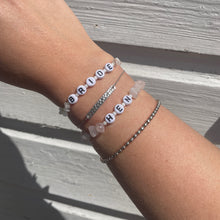 Load image into Gallery viewer, Bride Personalised Crystal Bracelet