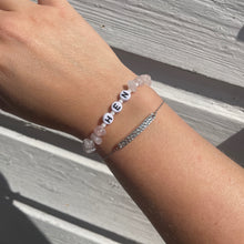 Load image into Gallery viewer, Hen Letter Personalised Crystal Bracelet